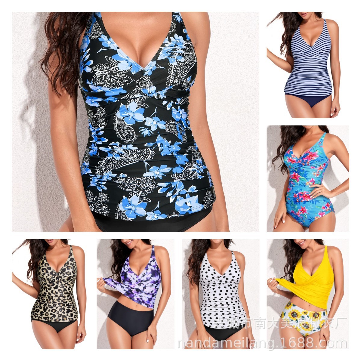 Dresses - Swimwear Women Tankini Sleeveless V Neck