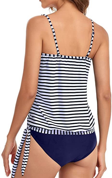Tankini Woman Bikini Crop Top  - Tops 评论和价格