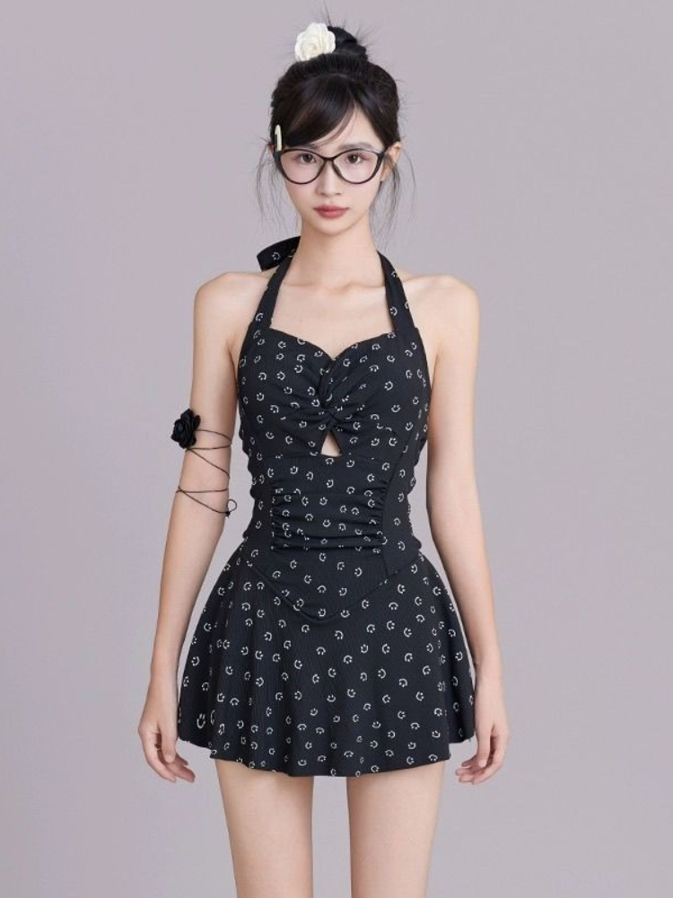 Women's Halter One Piece Swims - Skirts 评论和价格