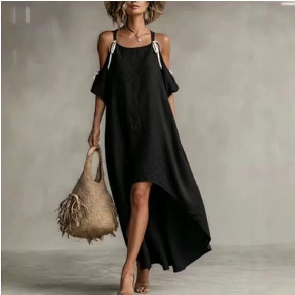 Summer Woman Dress Puff Sleeve - Off Shoulder Puff Sleeve Sundress 评论和价格