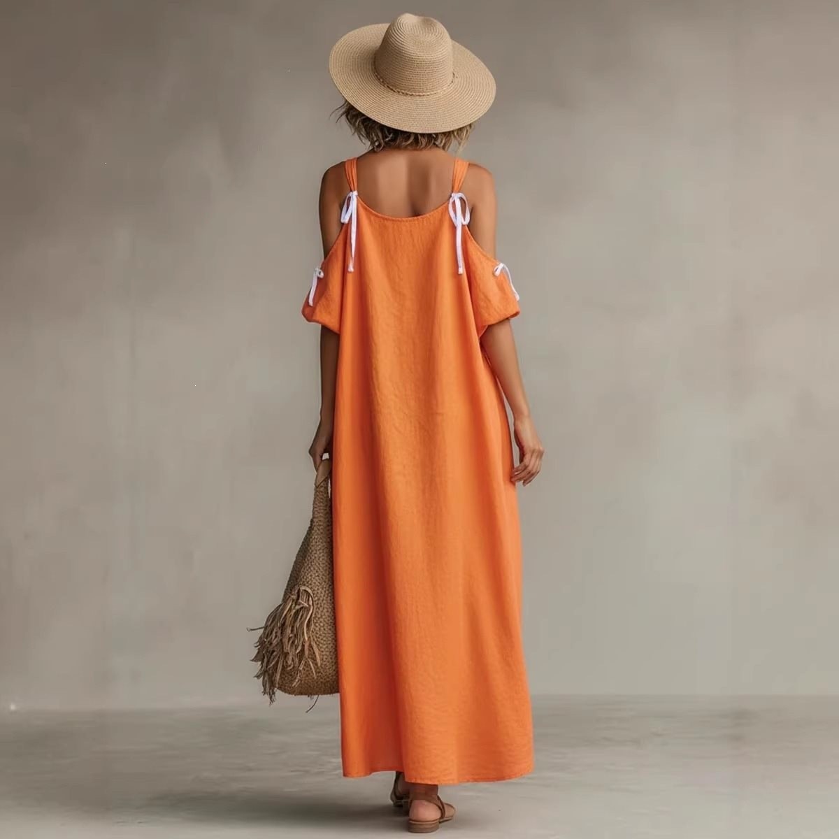 Summer Woman Dress Puff Sleeve - Off Shoulder Puff Sleeve Sundress 评论和价格