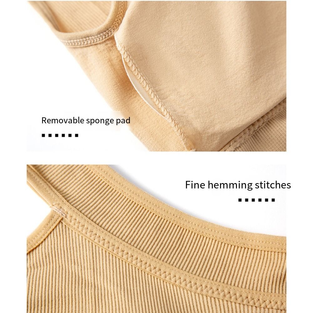 2Pcs Comfortable Seamless Wome - Seamless Ribbed Workout Tank Top 评论和价格