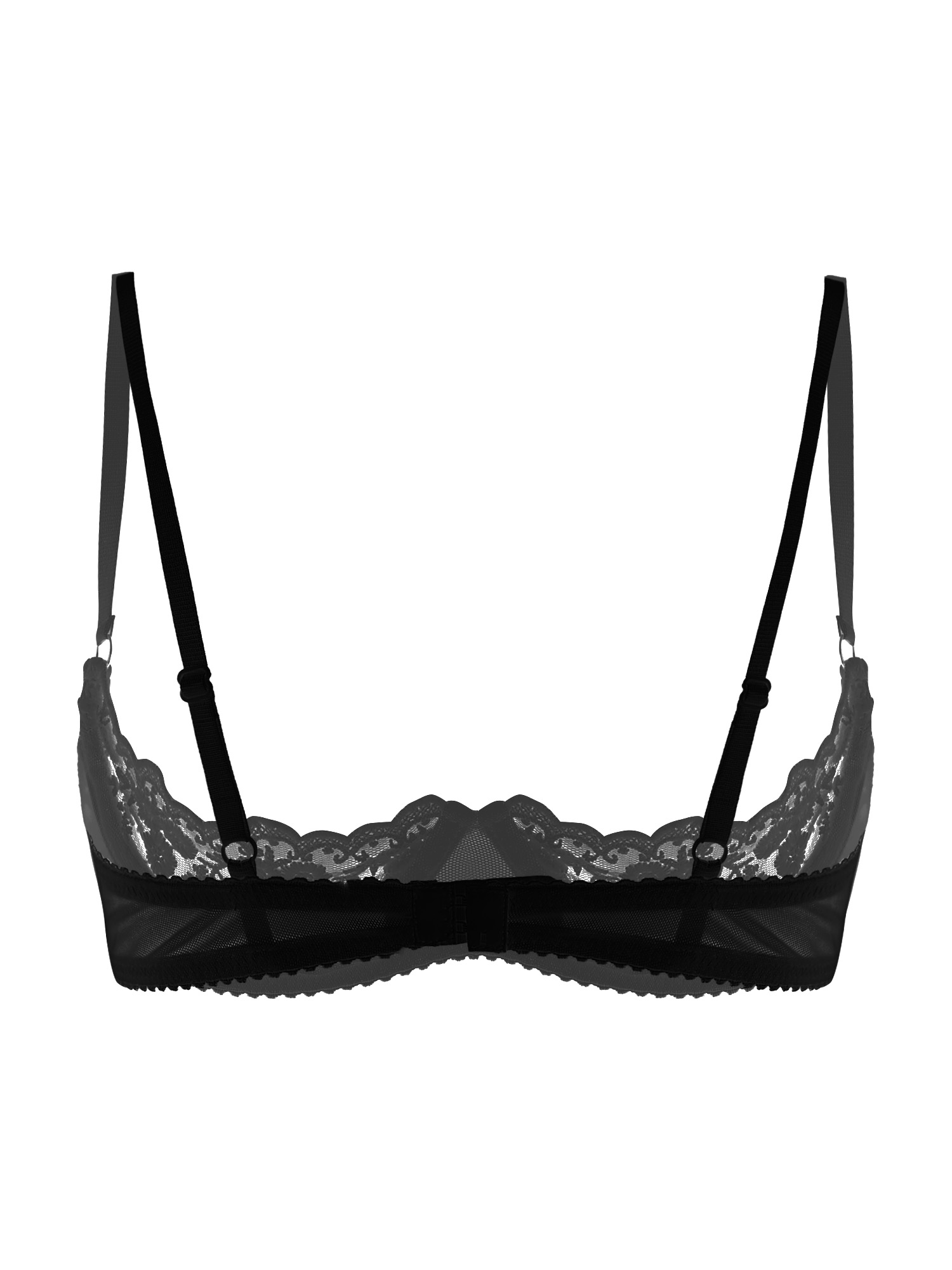Women Sexy Open Cups Bra Sheer - Lingerie 评论和价格