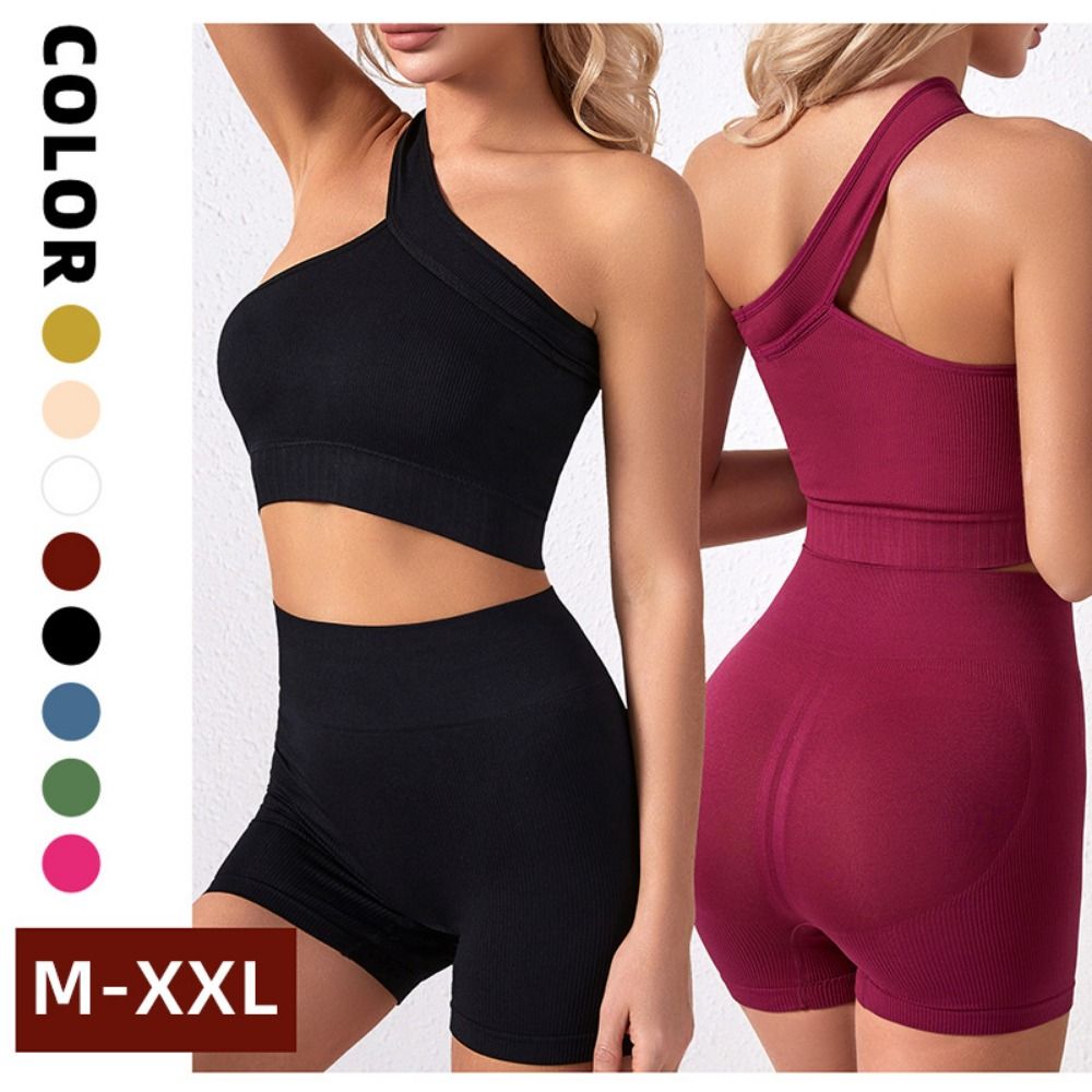 2Pcs Reusable Seamless Women W - Seamless Ribbed Workout Tank Top 评论和价格