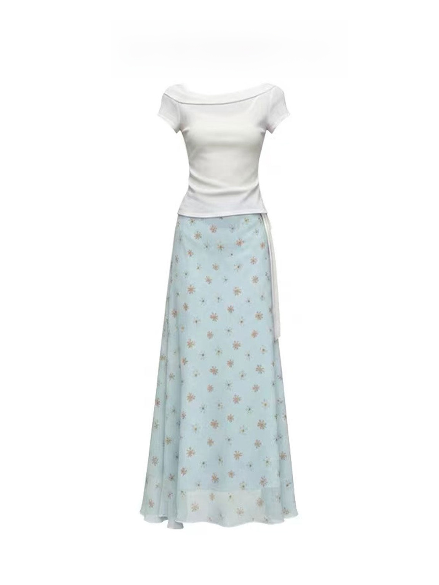 Korean Design A-Line Fish Tail - Korean Style A Line Shirt Dress 评论和价格