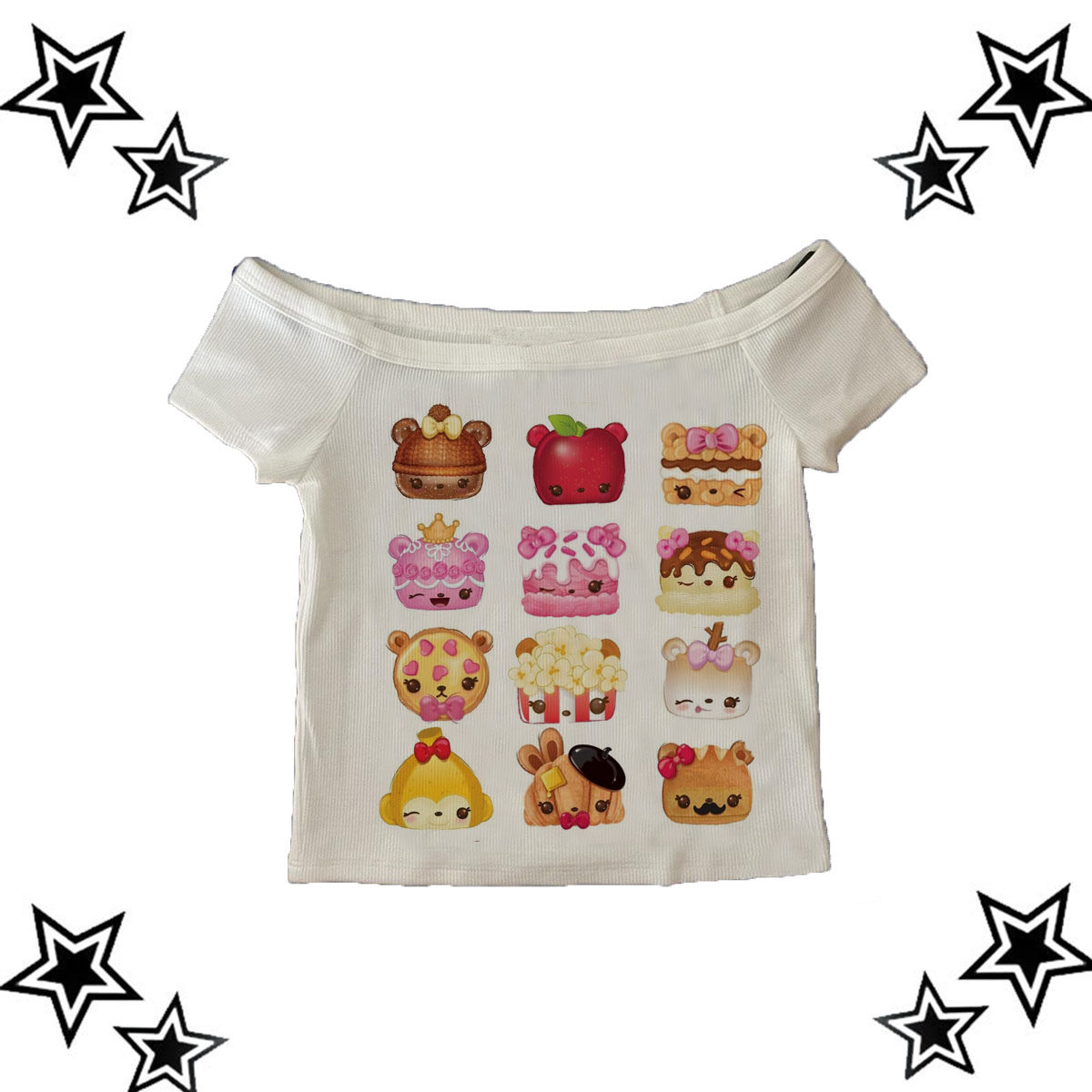 Aesthetic Y2k Clothes Vintage  - Y2K Graphic Baby Tee Crop 评论和价格