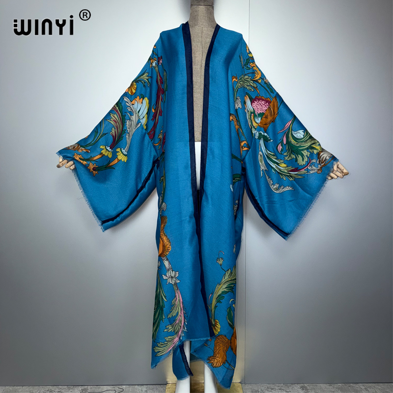 WINYI Africa Boho Kimono Maxi  - Boho Summer Beach Maxi Dress 评论和价格