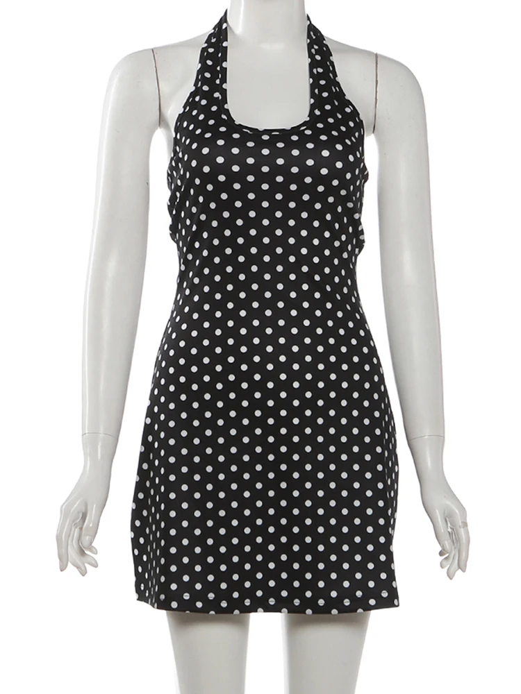 FDEY Trend Sexy Backless Dress - Y2K Backless Halter Mini Dress 评论和价格