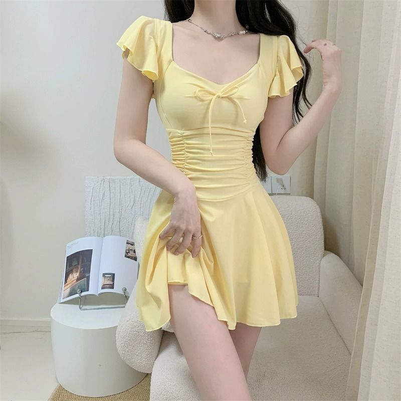 2026 Women Open Back Short Sle - Swimwear 评论和价格