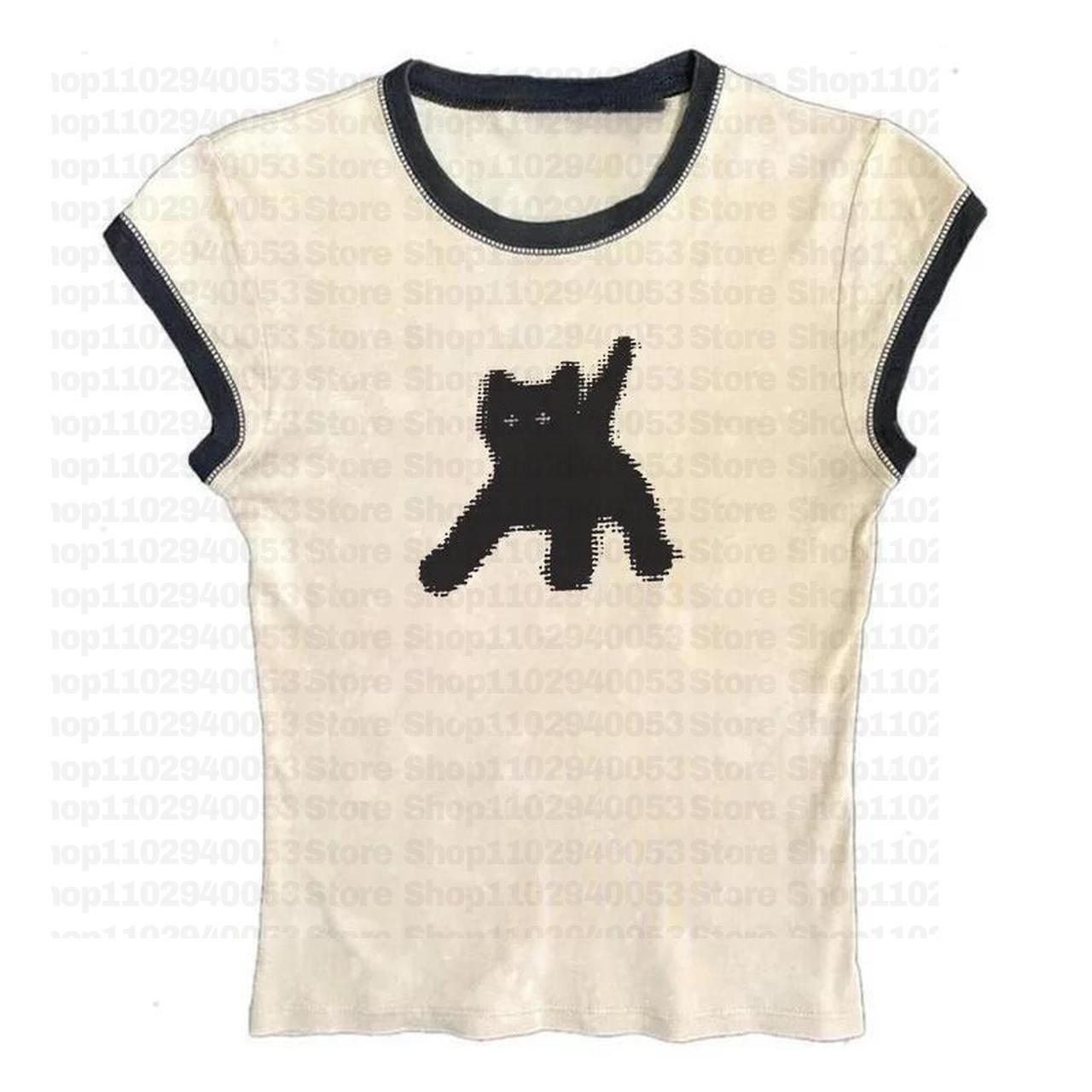 Aesthetic Women Letter Graphic - Y2K Graphic Baby Tee Crop 评论和价格