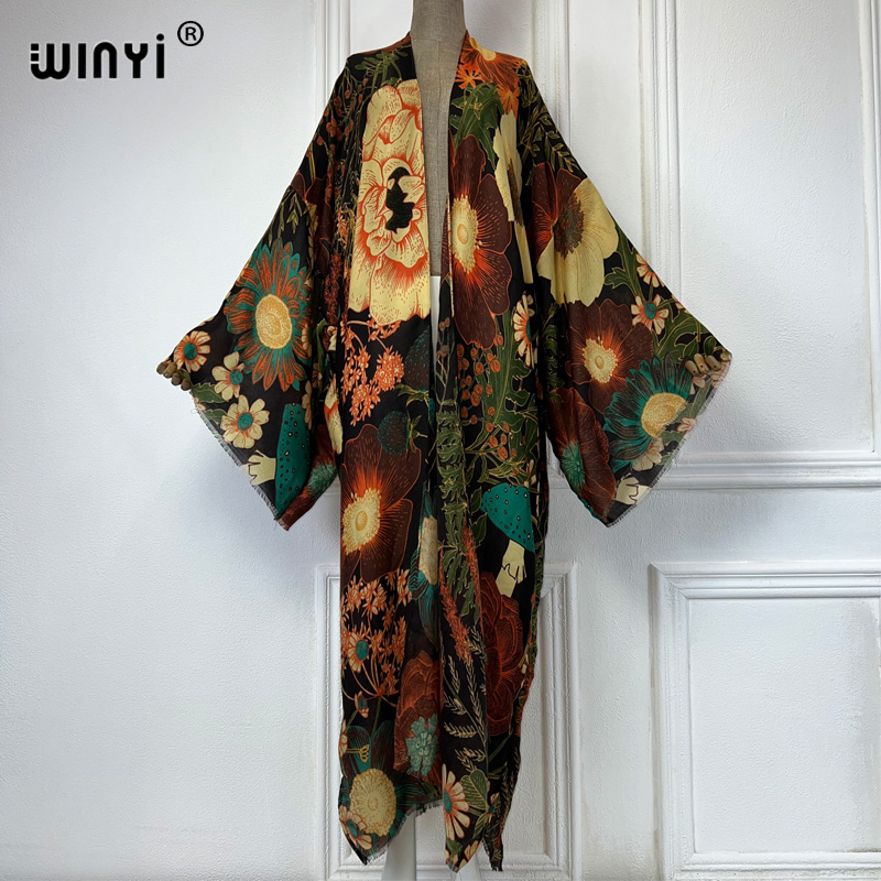 WINYI Africa Fashion Summer Ki - Boho Summer Beach Maxi Dress 评论和价格