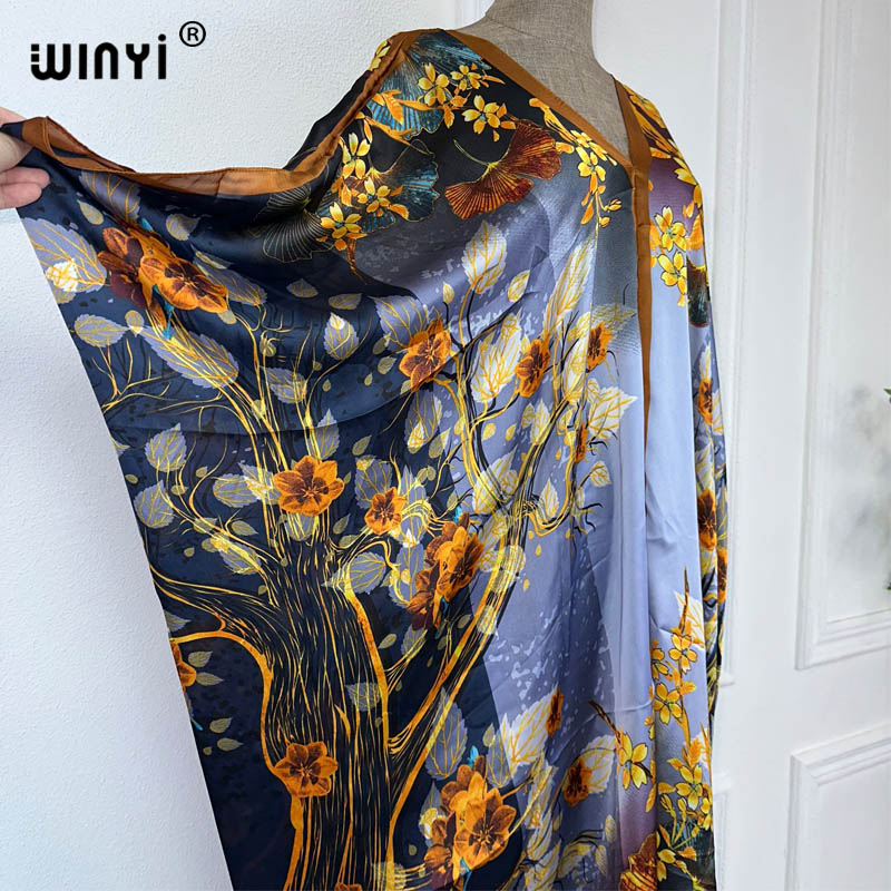 WINYI 2023 V-neck Africa Fashi - Boho Summer Beach Maxi Dress 评论和价格