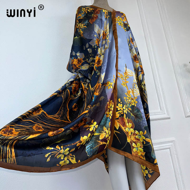 WINYI 2023 V-neck Africa Fashi - Boho Summer Beach Maxi Dress 评论和价格