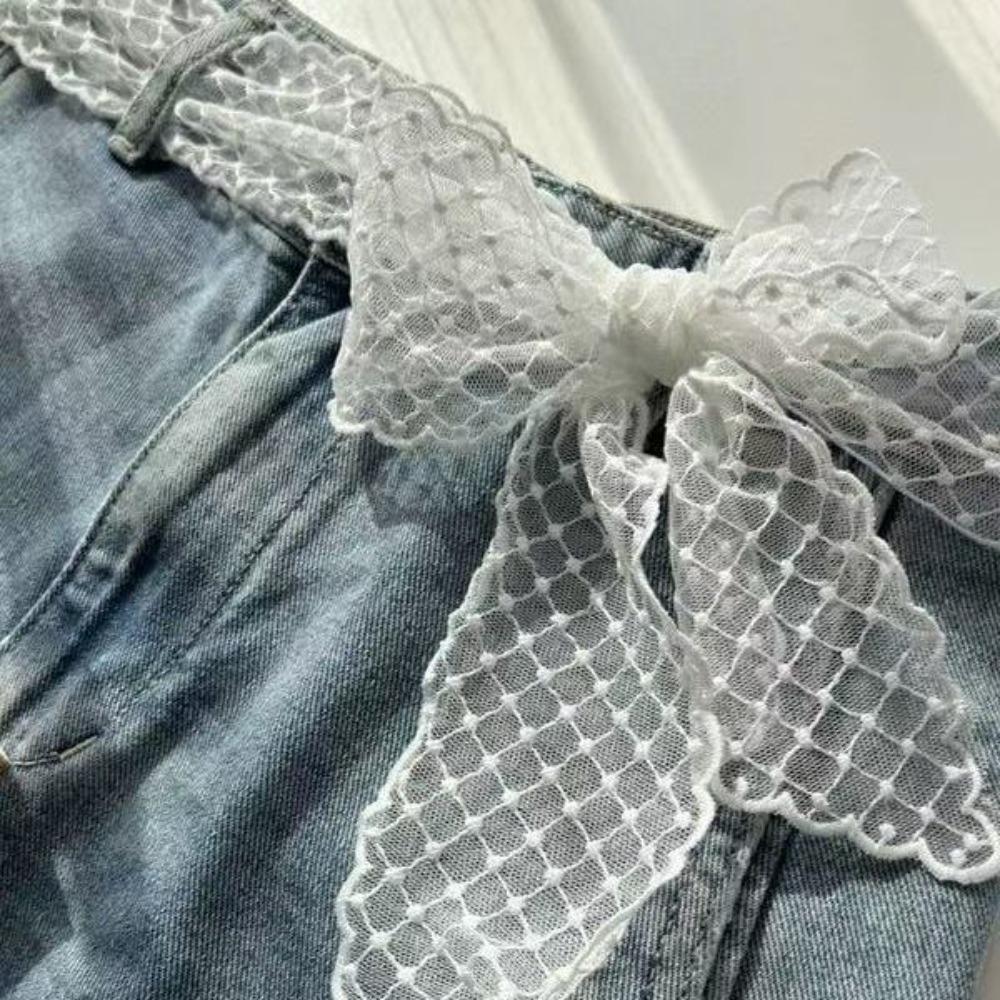 Sweet White Lace Belt for Wome - Jeans 评论和价格