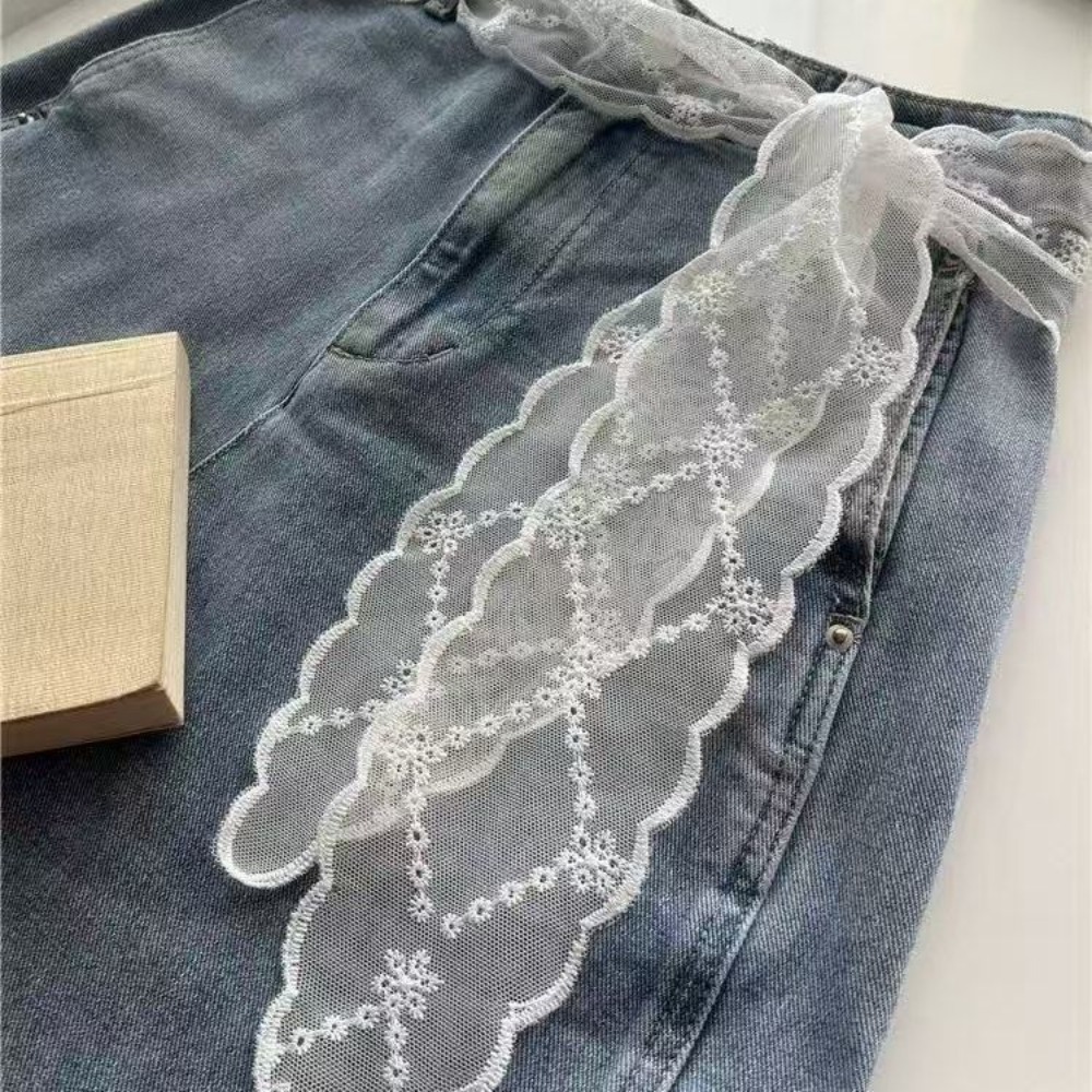 Sweet White Lace Belt for Wome - Jeans 评论和价格