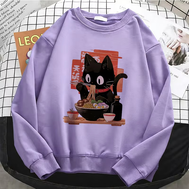 Funny Black Lamian Noodles Cat - Dresses 评论和价格