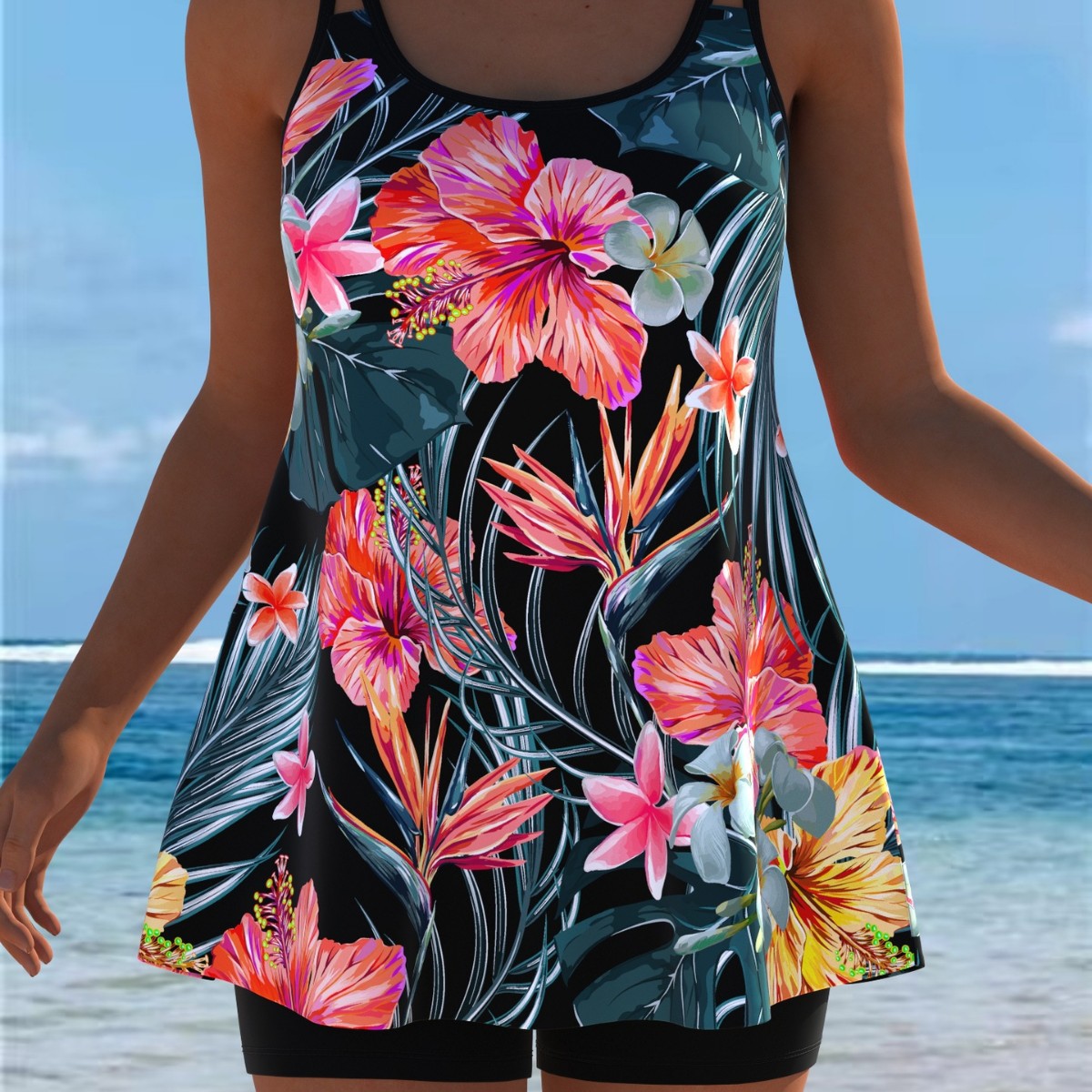 New Tankini Swimwears Tankini  - Swimwear 评论和价格