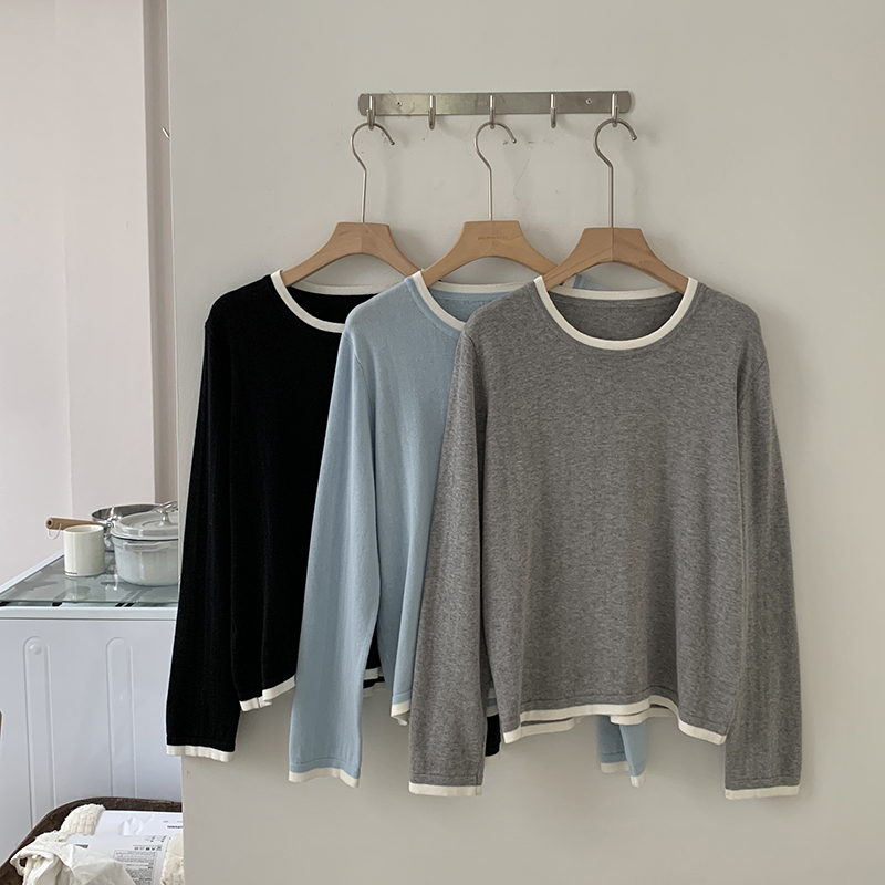 100% Cotton Women O-neck Color - Blouses 评论和价格