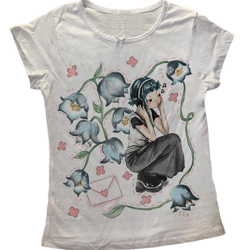 Y2K Korean Popular Clothes Emo - Y2K Graphic Baby Tee Crop 评论和价格
