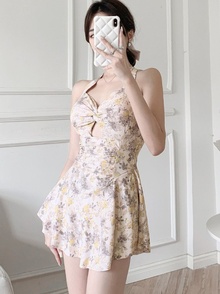 New Summer Floral Print Monoki - Dresses 评论和价格