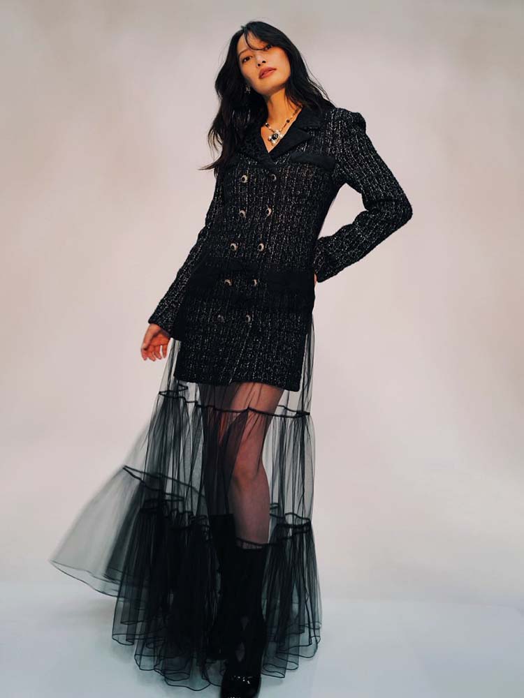 VC Women’s Tweed Blazer Dress  - Tweed Two Piece Blazer Dress 评论和价格