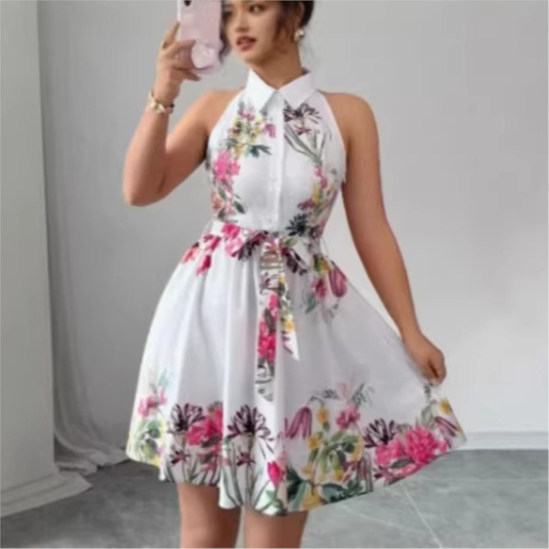 Women's Floral Dress 2026 Spri - French Vintage Floral Midi Dress 评论和价格