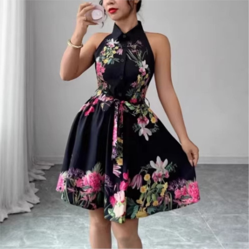Women's Floral Dress 2026 Spri - French Vintage Floral Midi Dress 评论和价格