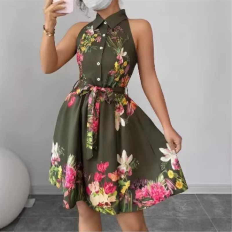 Women's Floral Dress 2026 Spri - French Vintage Floral Midi Dress 评论和价格