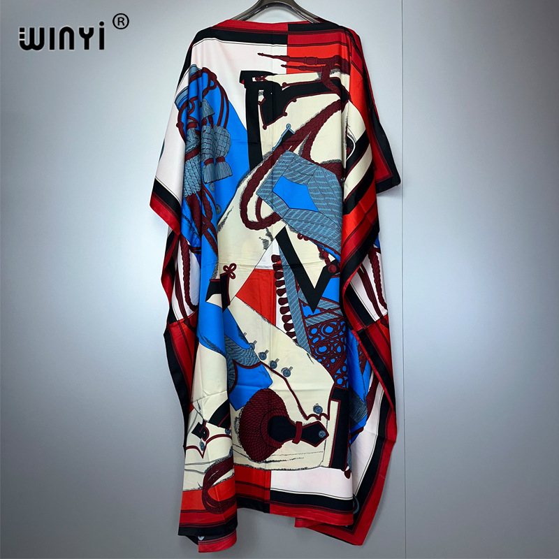 WINYI summer kaftan African Wo - Boho Summer Beach Maxi Dress 评论和价格