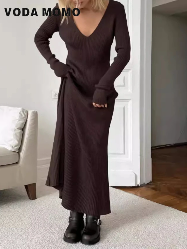 Long Sleeves Versatile Bodycon - Bodycon Long Sleeve Ribbed Dress 评论和价格