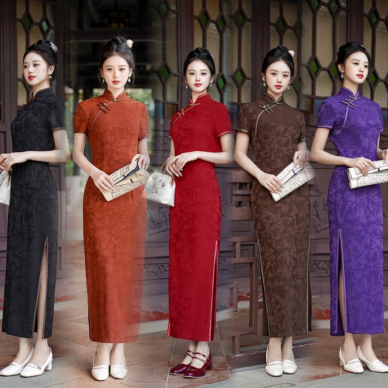 New Cheongsam Long Dress Tempe - Dresses 评论和价格
