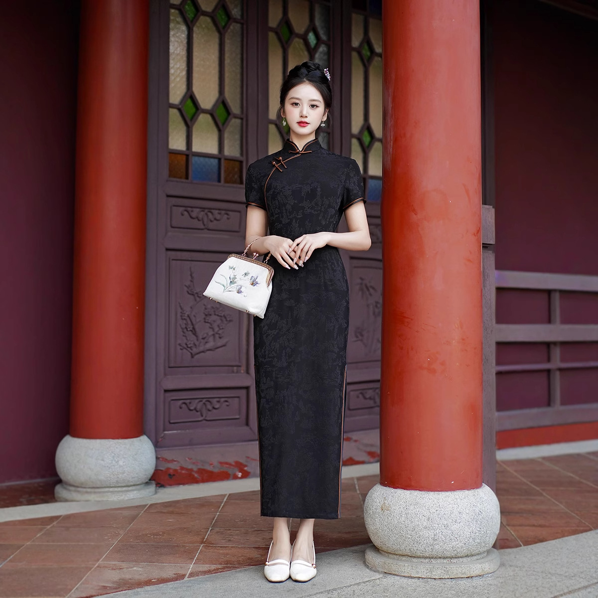 New Cheongsam Long Dress Tempe - Dresses 评论和价格